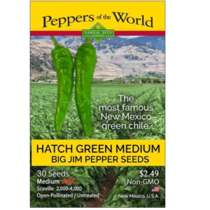 بذور الفلفل HATCH GREEN MEDIUM - BIG JIM PAPPER SEEDS