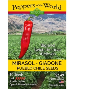 بذور فلفل GIADONE PUEBLO MIRASOL